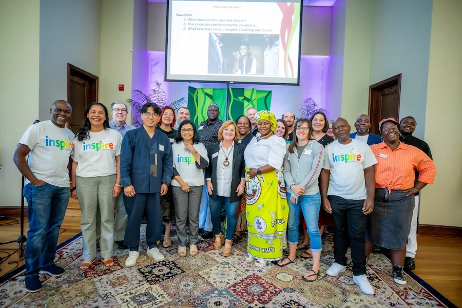Congregations and leaders together at an Inspire gathering