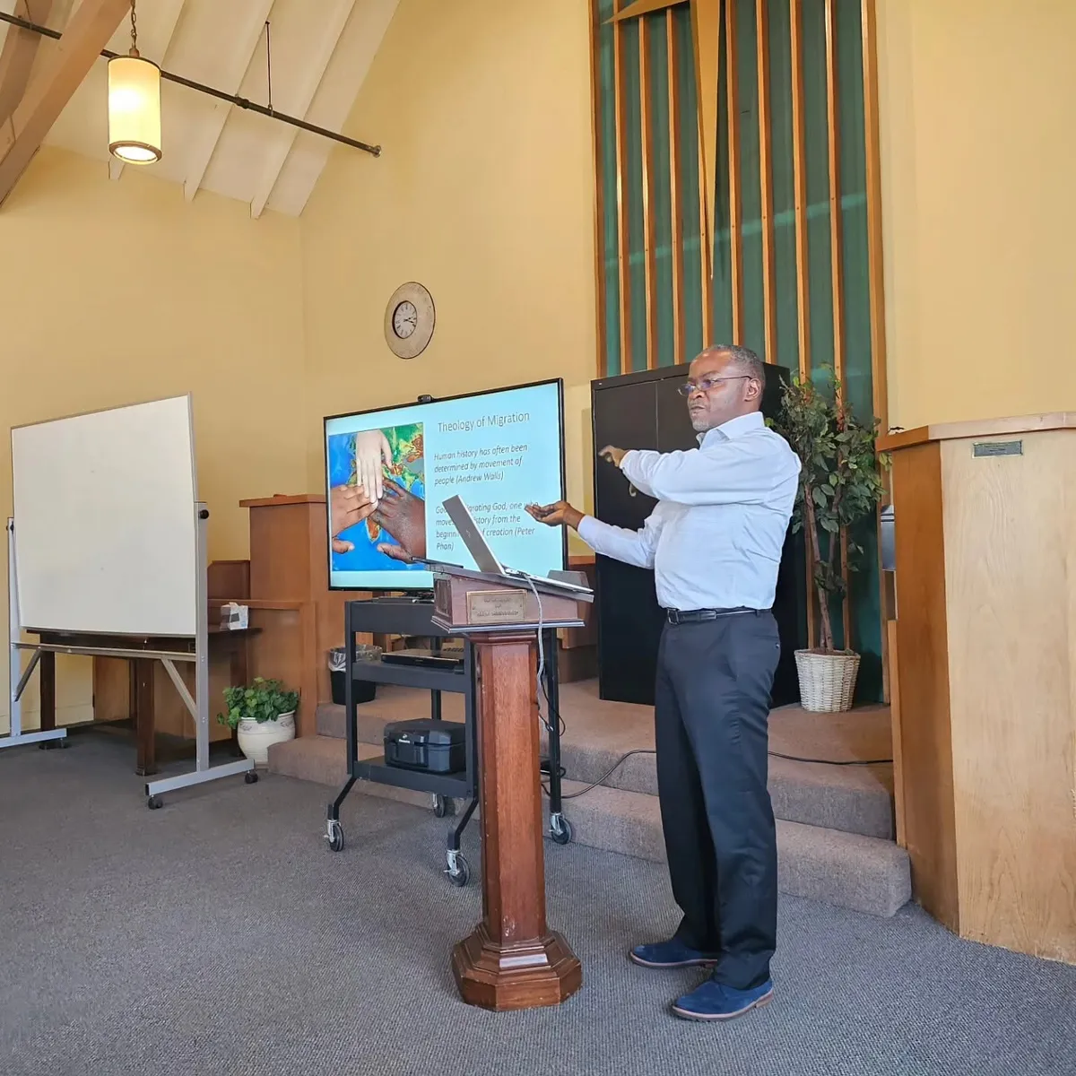 On the theology of migration, San Diego, 2023