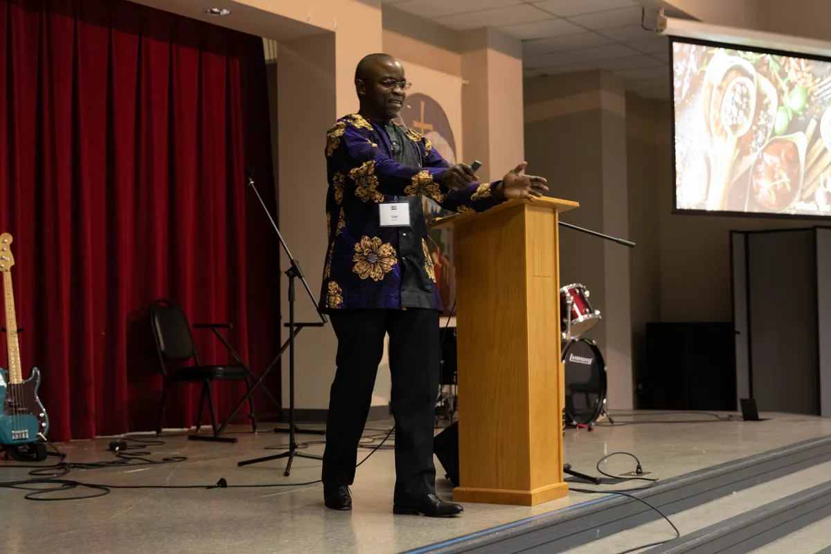 Teaching on faith and community, in his own voice and rhythm