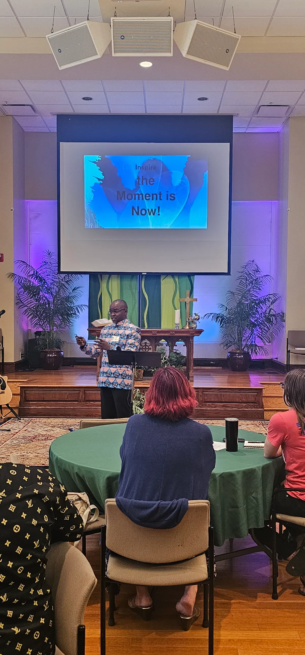 Presiding at Inspire, Cincinnati, 2024