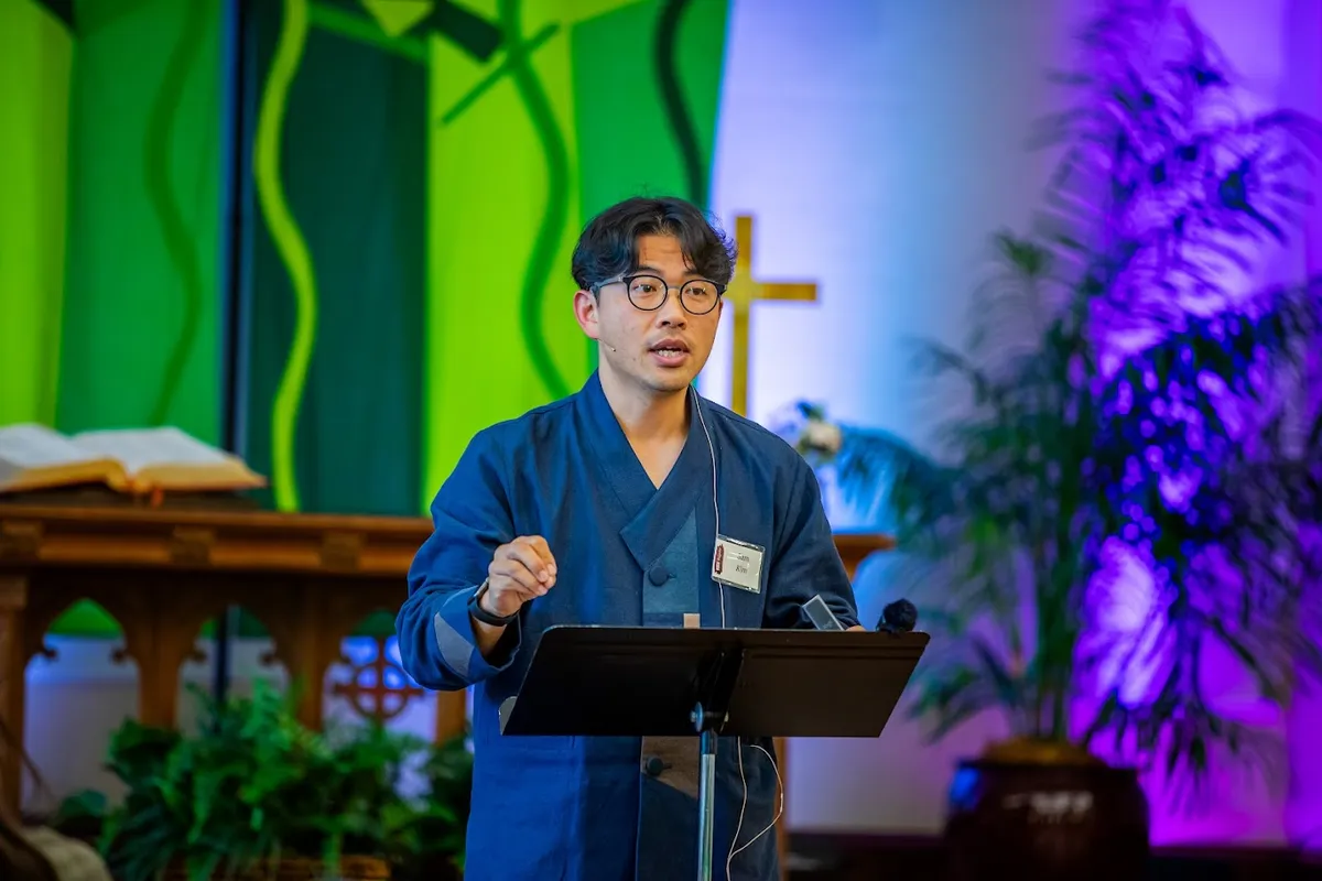 Preaching at Inspire, Cincinnati, 2024