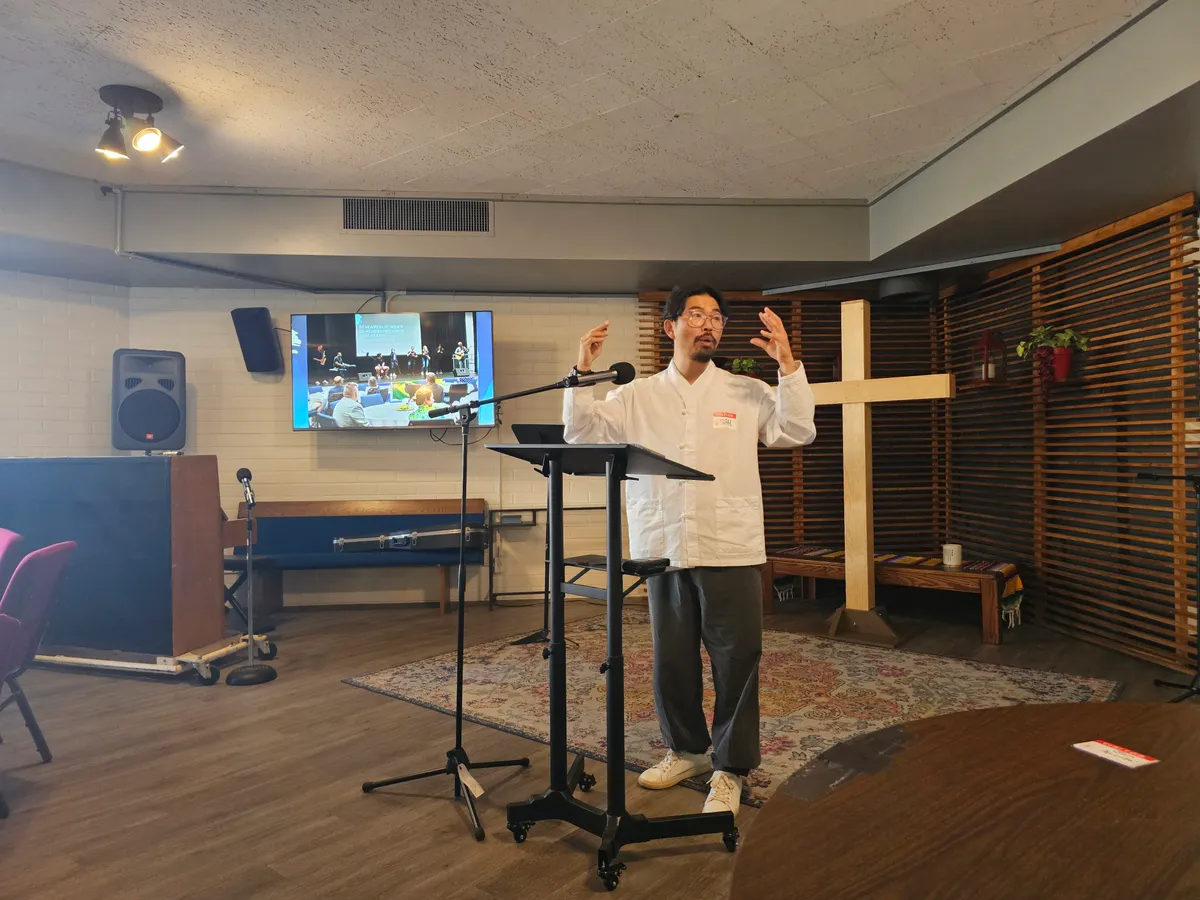 Preaching at Inspire, Orange County, 2024